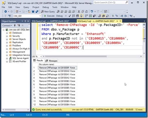 Using a SQL Server Query to Create a PowerShell Script | Enhansoft